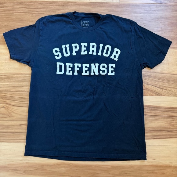 Superior Defense “Tank Logo” Tee (Black) – Size XL – Made in USA - Picture 3 of 5